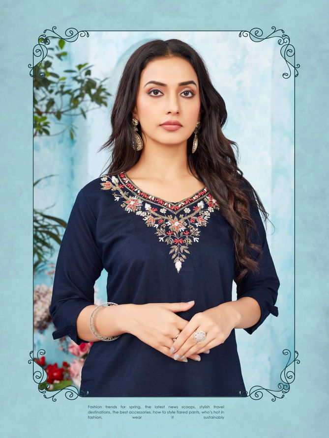 Kayal By Paavi Designer Kurti With Bottom Dupatta Wholesale Price In Surat
